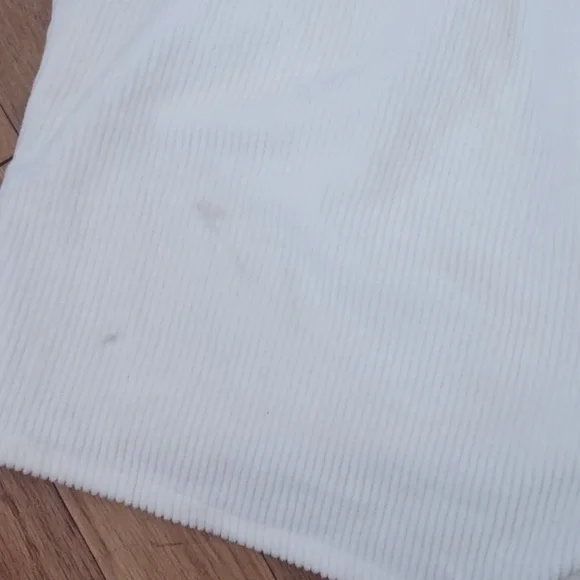 Hammies High-Rise Off-White Corduroy Women's Shorts Size 32 - Picture 8 of 8